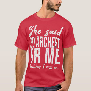 3D-Bogensportgeschenk T-Shirt