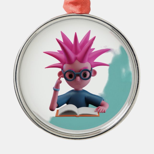 3D Boy Sticker Ornamente (Vorne)