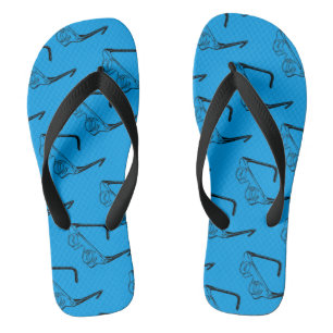 3D-Brille Retro-Illustration Dreh Flop Flip Flops