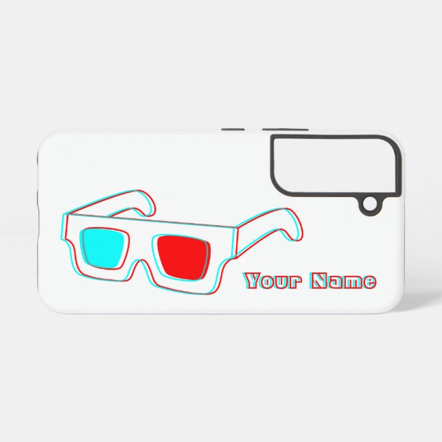 3D-Brille - Samsung Galaxy Hülle (Rückseite (Horizontal))