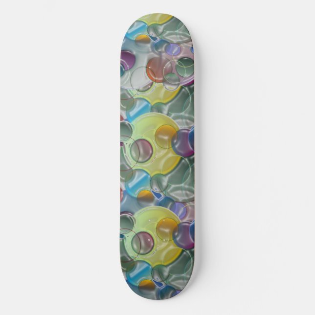 3D-Bubbles-Skateboard Skateboard (Vorderseite)