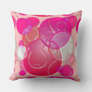 3D Bubbly Pink Kissen