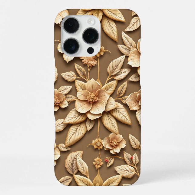 3D Bunte Blume iPhone Hülle (Rückseite)