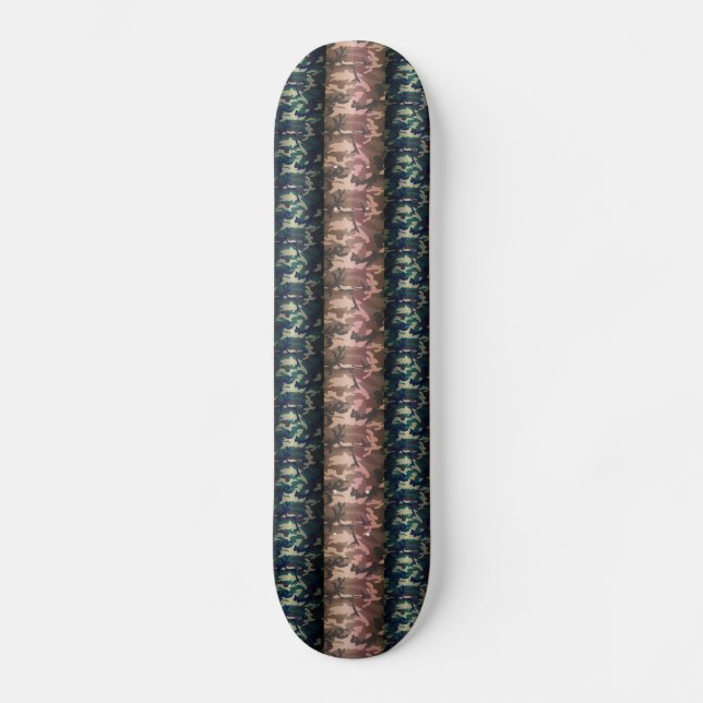 3D-Camouflage-Combo Skateboard (Vorderseite)