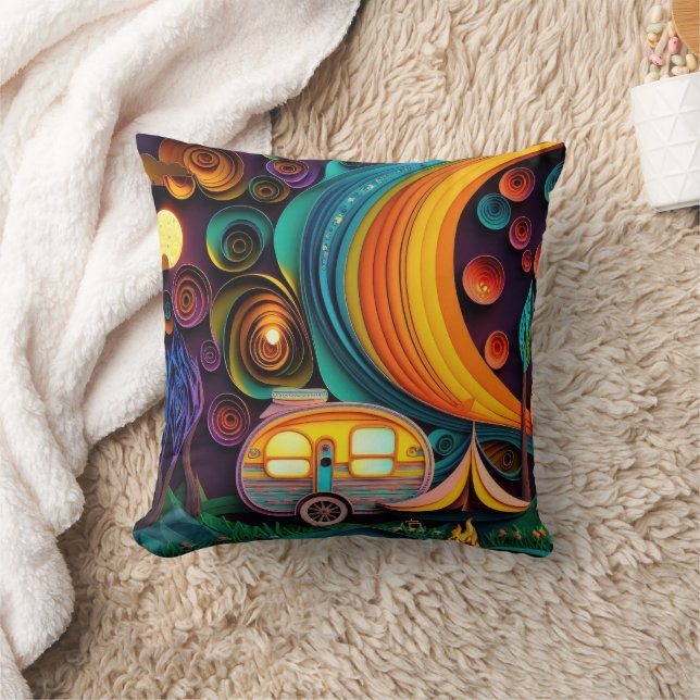 3D-Camping Kissen (Decke)