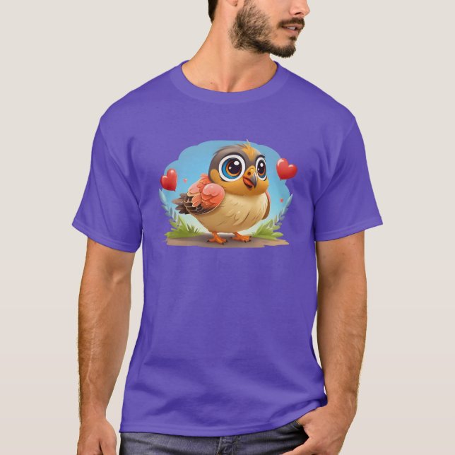 3D-Cartoon T-Shirt (Vorderseite)