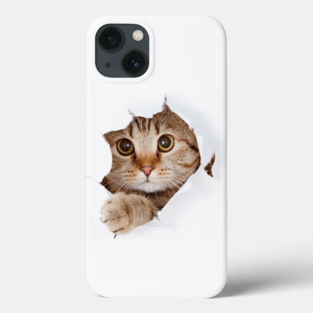"3D Cat Elegance: Schutzgehäuse für iPhone 13 wi Case-Mate iPhone Hülle (Rückseite)