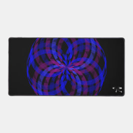 3D Center Blume Petal Geometric Mouse Pad Mat Schreibtischunterlage