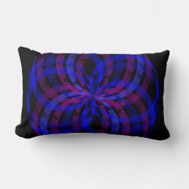 3D Center Flower Petal Geometric Throw Pillow Lendenkissen