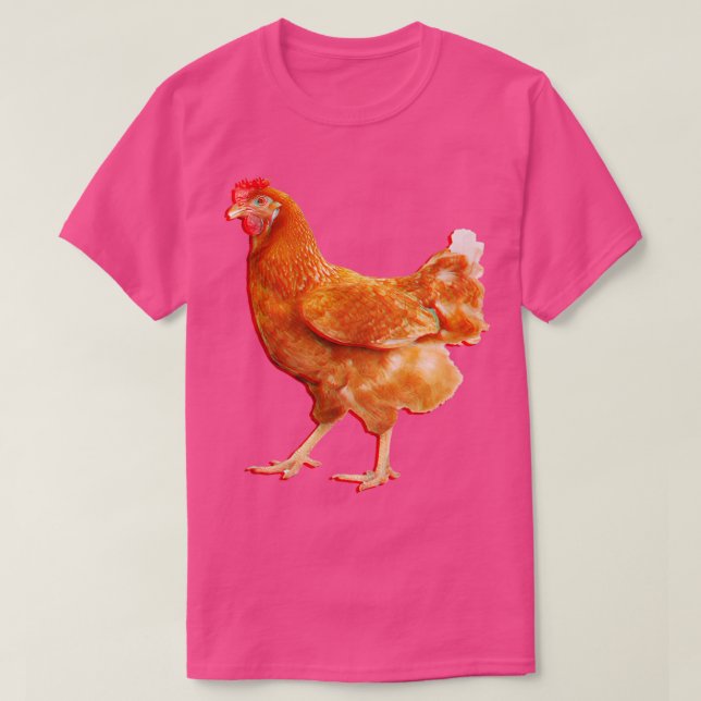 3D Chicken T-Shirt (Design vorne)