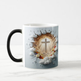 3D Christian Cross Verwandlungstasse