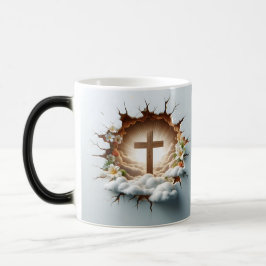 3D Christian Cross Verwandlungstasse
