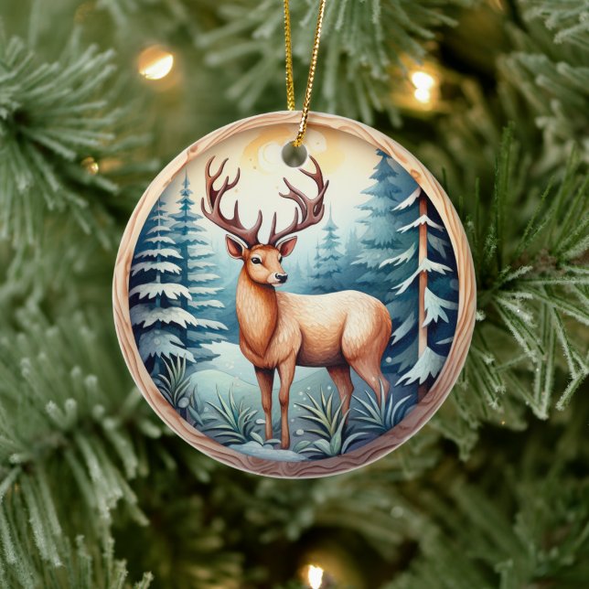 3D CLASSIC CHRISTMAS DER KERAMIK ORNAMENT (Baum)