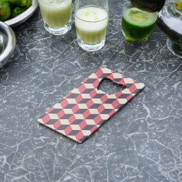 3d Cubes Pattern Geldbeutel Flaschenöffner