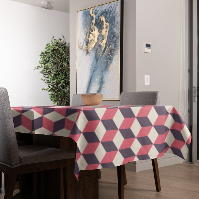 3d Cubes Pattern Tischdecke (table cloth)