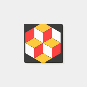 3d cubes post-it klebezettel