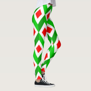 3D Cubes Weihnachten Leggings