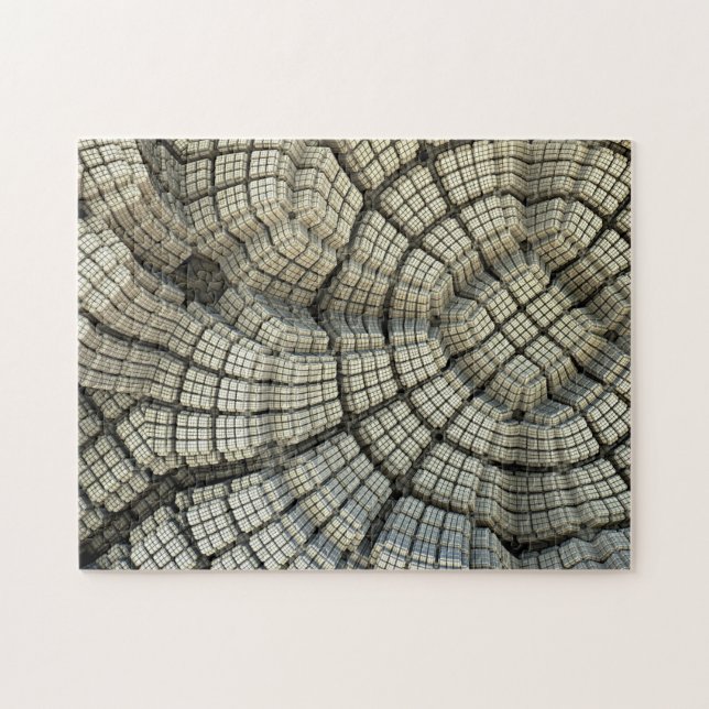 3D Cubic Pit | Anfechtende optische Illusion Puzzle (Horizontal)