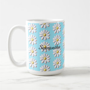 3D Daisy-Blume Kaffeetasse
