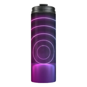 3D-Darstellung von ultravioletten Kreisportal-Leuc Thermosbecher