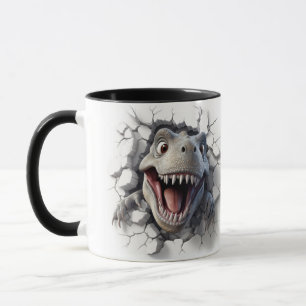 3D Dinosaurier-Loch in einer Tasse - Entfesseln Si