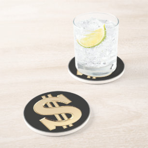 3D-Dollar Sandstein Untersetzer