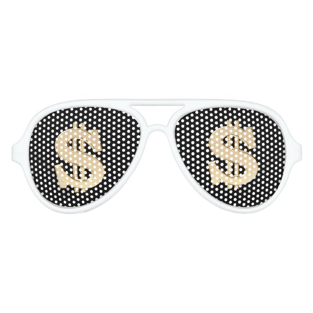 3D-Dollar Sonnenbrille (Vorderseite)