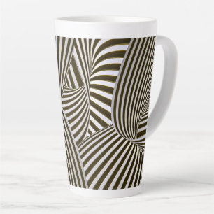 3D-Drehungen Latte Tasse