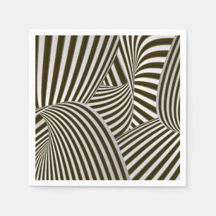 3D-Drehungen Paper Napkin Serviette