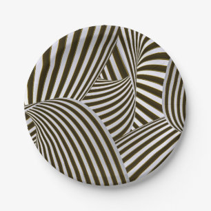 3D-Drehungen Papier-Teller Pappteller