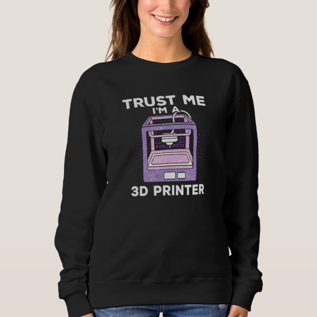 3d-Druckeinrichtung für einen 3D-Druck- und Modell Sweatshirt (Vorderseite)
