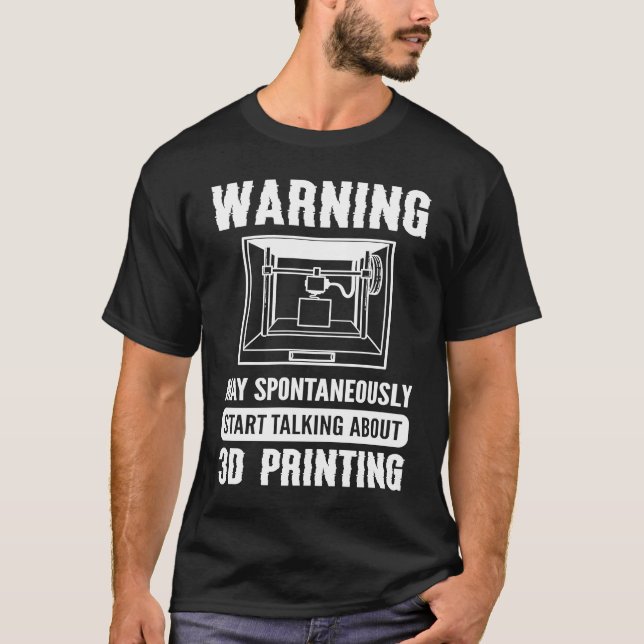 3D-Drucker 3D-Drucker T-Shirt (Vorderseite)