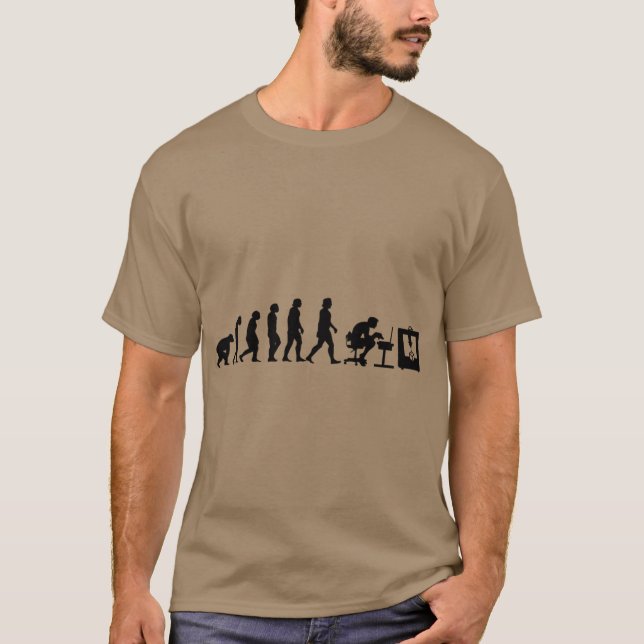 3D-Drucker Evolution Print Hob T-Shirt (Vorderseite)