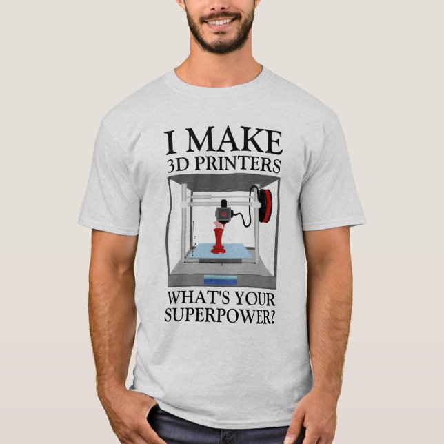 3D-Drucker T-Shirt (Vorderseite)