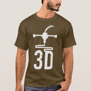 3D-Druckernozzle Design Cooler 3D-Druckgürtel T-Shirt