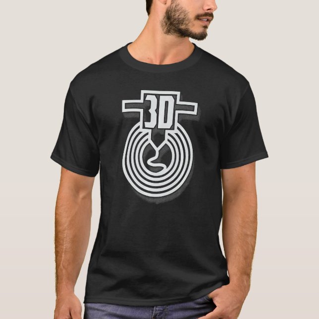 3d Druckkopf 1 T-Shirt (Vorderseite)