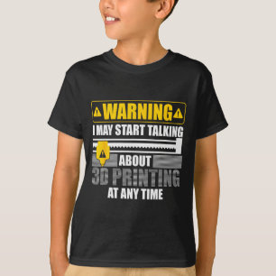 3D-Druckkunst für Männer Frauen 3D-Drucker Liebhab T-Shirt