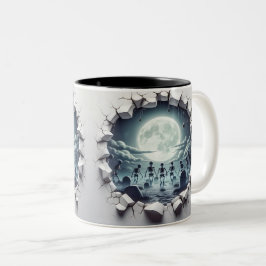 3D Eerie Zweifarbige Tasse