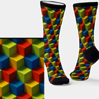 3D-Effekt Cubes optische Illusion