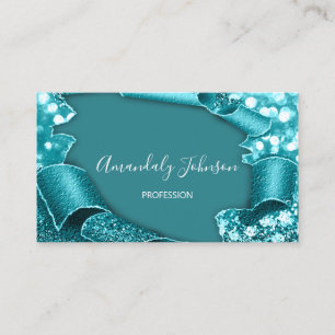 3D-Effekt macht Künstler-GLITZER-Event-Planer Aqu Visitenkarte