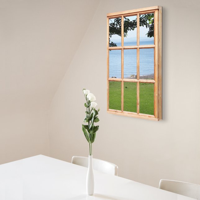 3D-Effekt von Meer und Gras Leinwanddruck (Von Creator hochgeladen)