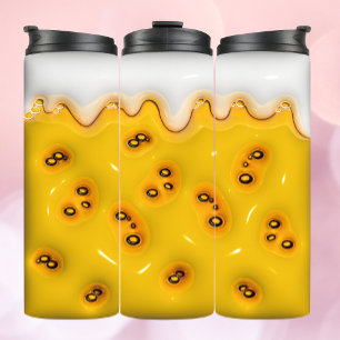 3d Effet Puffy Tumbler Beer Vibes, Puffy Foam Thermosbecher