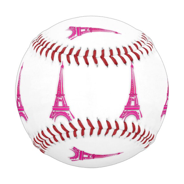 3d Eiffelturm, Frankreich, Klippe Baseball (Vorderseite)