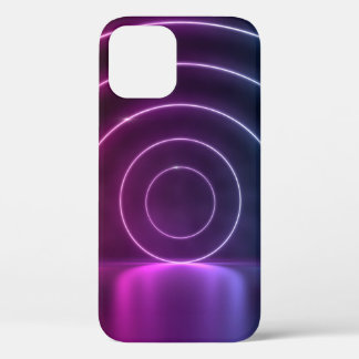 3d Entfärbung des ultravioletten Kreisportals glüh Case-Mate iPhone Hülle