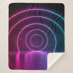 3d Entfärbung des ultravioletten Kreisportals glüh Sherpadecke