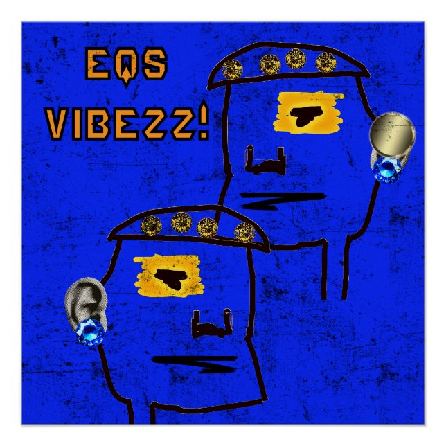 3D EQ VIBEZZ Glossy Poster! Poster (Vorderseite)