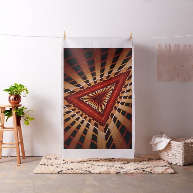 3D-Fantasie-Netzwerk Moderne fraktale Grafikdesign Stoff (Beispiel)