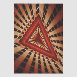 3D Fantasy Network Modern Fractal Graphic Design Seidenpapier