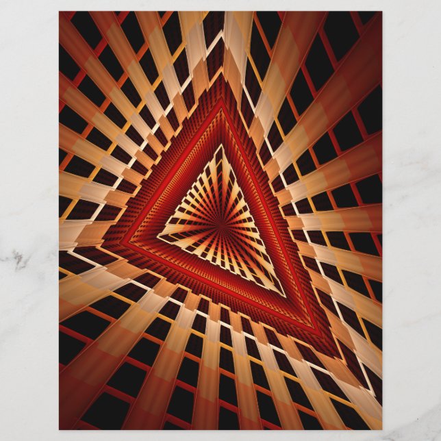 3D Fantasy Network Modern Fraktal Graphic Design (Vorderseite)