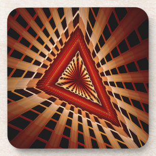 3D Fantasy Network Modern Fraktal Graphic Design Getränkeuntersetzer